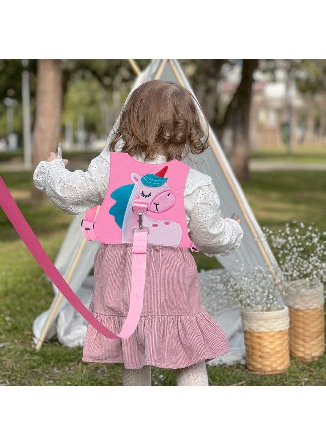 Toddler Harness Leash With Anti Lost Wrist Link Accmor Cute Unicorn Kids Harness Children Leash For Outdoor Travel Adorable Baby Anti Lost Leash Walking Wristband Assistant Strap Keep Babies Close