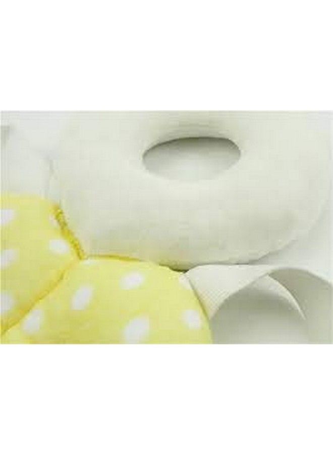 Cotton Yellow Baby Head Protection Pillow (6 36 Months) Baby Head Protection Pillow (6 36 Months); Baby Head Protector Pad;Baby Ajustable Head Shoulder Safety Pad