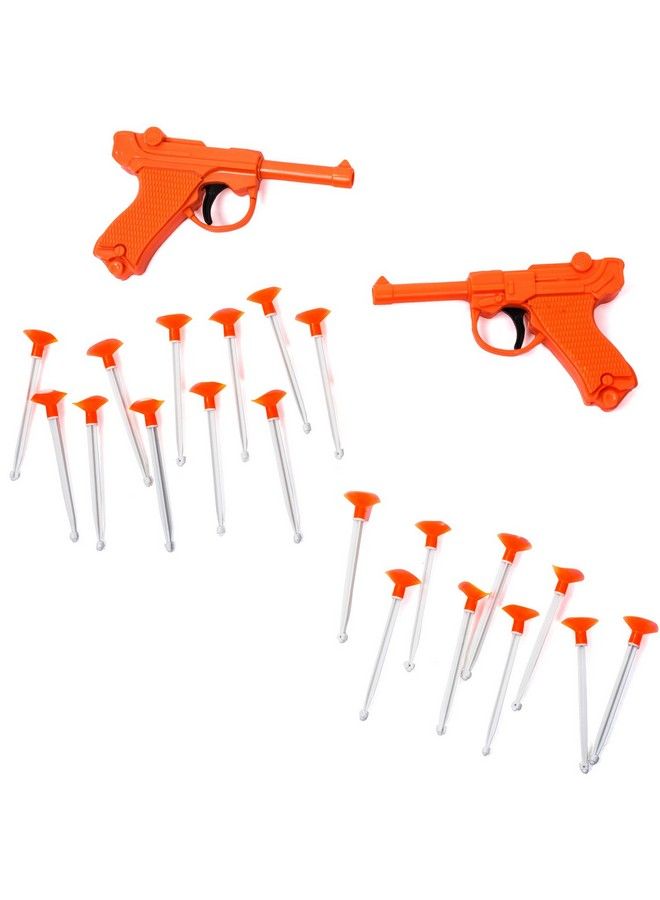 Toy Guns (2 Pack) Toy Dart Guns For All Ages Blaster Gun With Darts Dart Shooter Toys For Kids 2 Guns And 20 Darts Fun Activities For Boys And Girls Toys