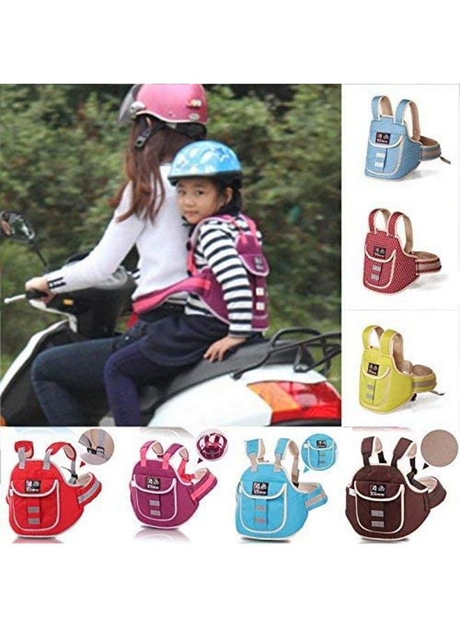 Blue Baby Safety Adjustable Travel Belt (Child Safety Travel Beltscooter;Bike)