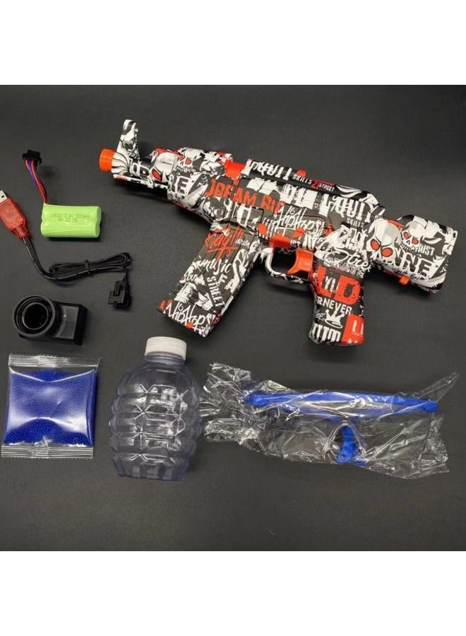 Electric Gel Gun Water Bead Gun AKM-47 Automatic Water Bullet Shooter Toy Gun for Adults