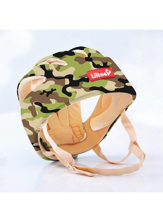 Baby Head Protector For Safety Of Kids 6M To 3 Years Baby Safety Helmet With Proper Air Ventilation & Corner Guard Protection (Badger Camouflage)