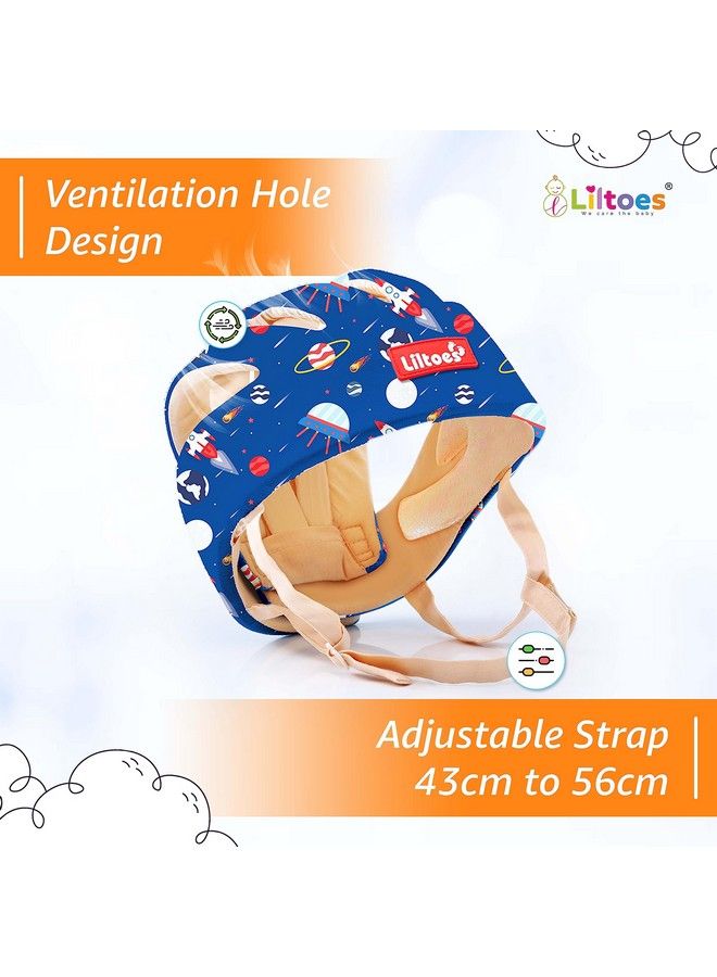 Baby Head Protector For Safety Of Kids 6M To 3 Years Baby Safety Helmet With Proper Air Ventilation & Corner Guard Protection (Spaceship)