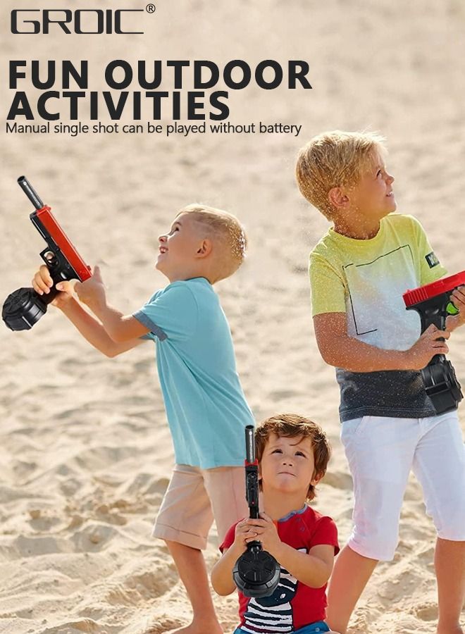 Soft Bullet Toy Guns, Glock Continuous Shell Throwing Soft Gun Toy, Toy Foam Blasting Gun, Shooting Games Machine Gun Toys Pistol Toys for Kids Soft Bullet Gun with Eva Soft Bullet, Goggles