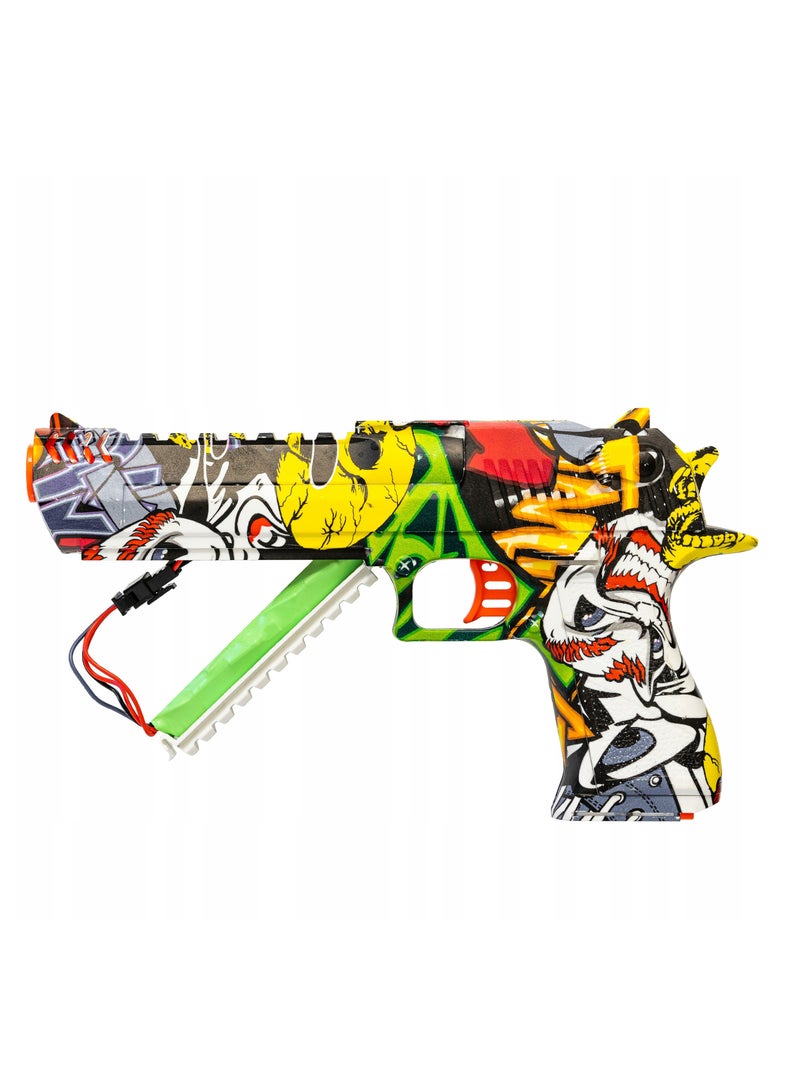 Electric Gel Ball Blaster Rechargeable & Automatic Pistol High-Powered Water Bead Shooter for Outdoor Fun