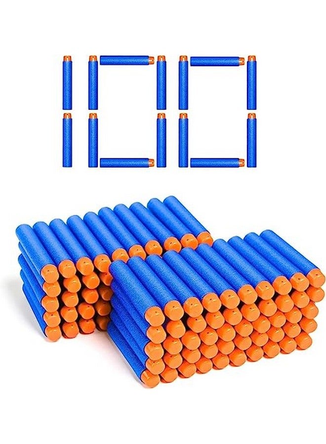 100Dart Bullets Refill Pack For Nerf Nstrike Elite 2.0 Series Compatible With All Elite Blasters Blue