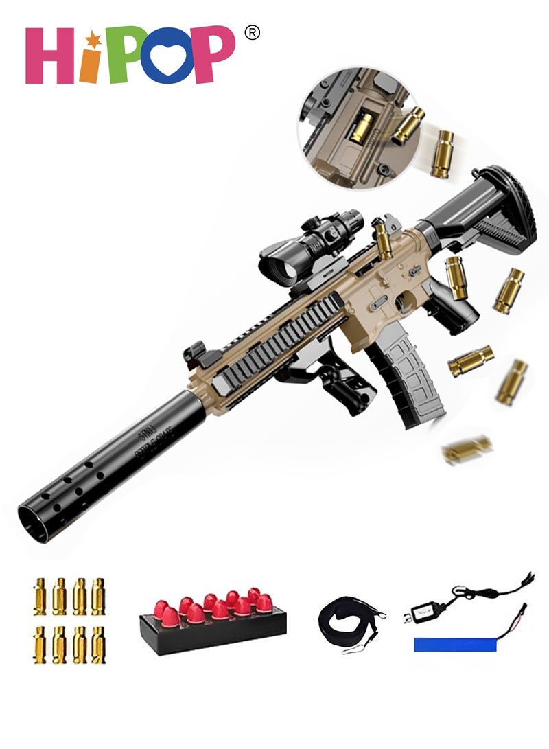 M416 Electric Toys Gun for Kids,Gun Toy with Shell Throwing Function,Manual and Electric Dual Mode,Safe Soft Bullet,Kids Educational Model Gun Toy and No Harm