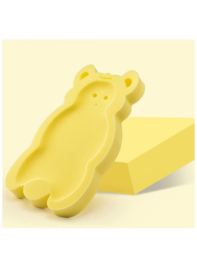 Bear Shaped Anti Slip Baby Comfortable Cushioned Sponge Safety Bath Mat