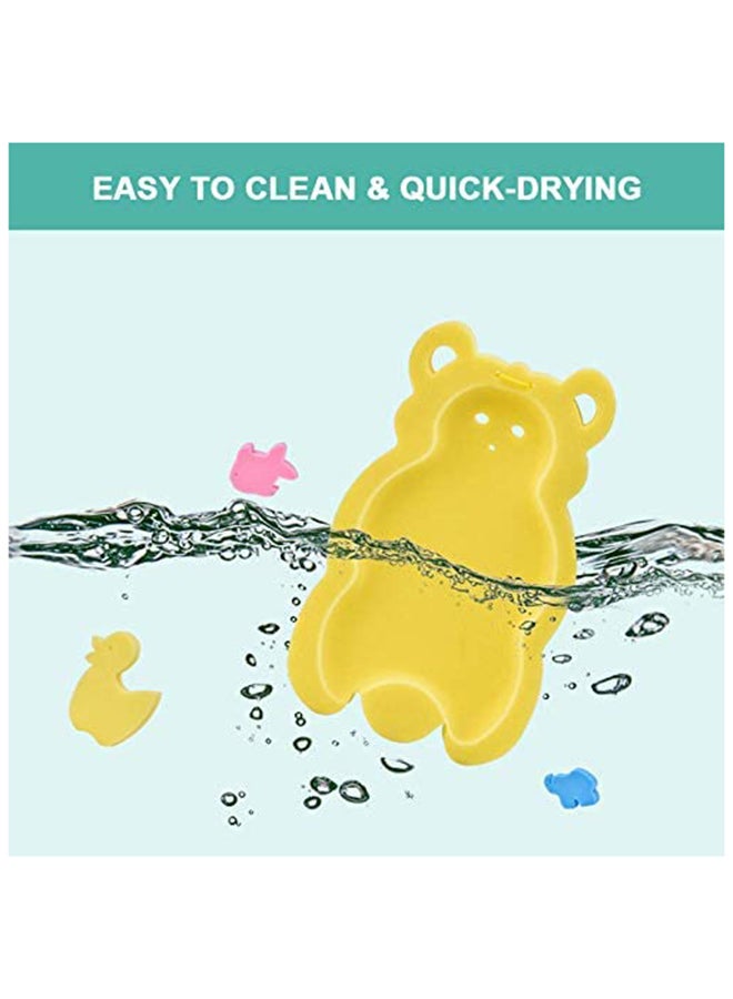 Bear Shaped Anti Slip Baby Comfortable Cushioned Sponge Safety Bath Mat