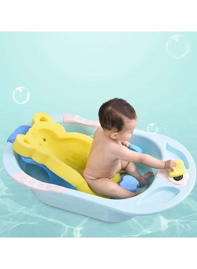 Bear Shaped Anti Slip Baby Comfortable Cushioned Sponge Safety Bath Mat