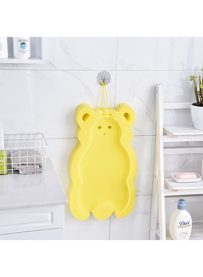 Bear Shaped Anti Slip Baby Comfortable Cushioned Sponge Safety Bath Mat