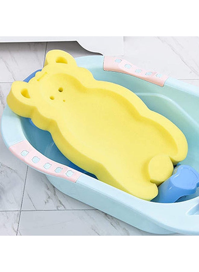 Bear Shaped Anti Slip Baby Comfortable Cushioned Sponge Safety Bath Mat