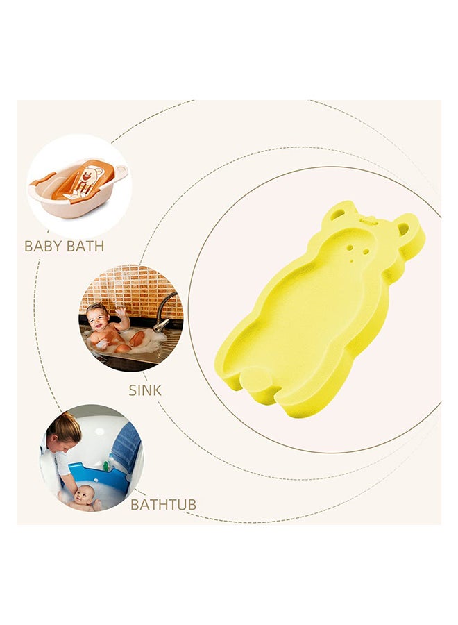 Bear Shaped Anti Slip Baby Comfortable Cushioned Sponge Safety Bath Mat