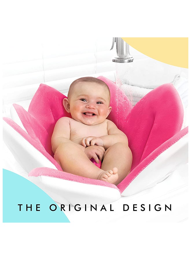 Blooming Lotus Baby Bath Seat Flower Shaped Colourful Bathing Safety Mat For Kids