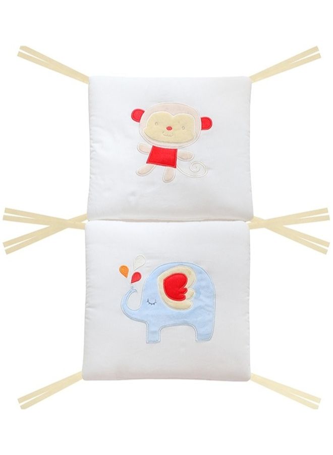 6 Piece Lot Safe And Washable Baby Bedding Bumpers Crib