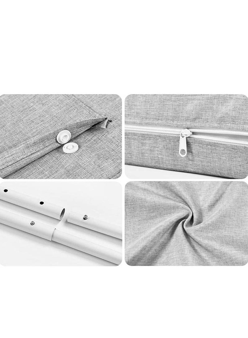 1-Piece Bed Fence Kids Safety Bedside Guard Baby Anti-Fall Bed Rail Child Bed Soft Barrier Height Adjustable Side Protection 50cm