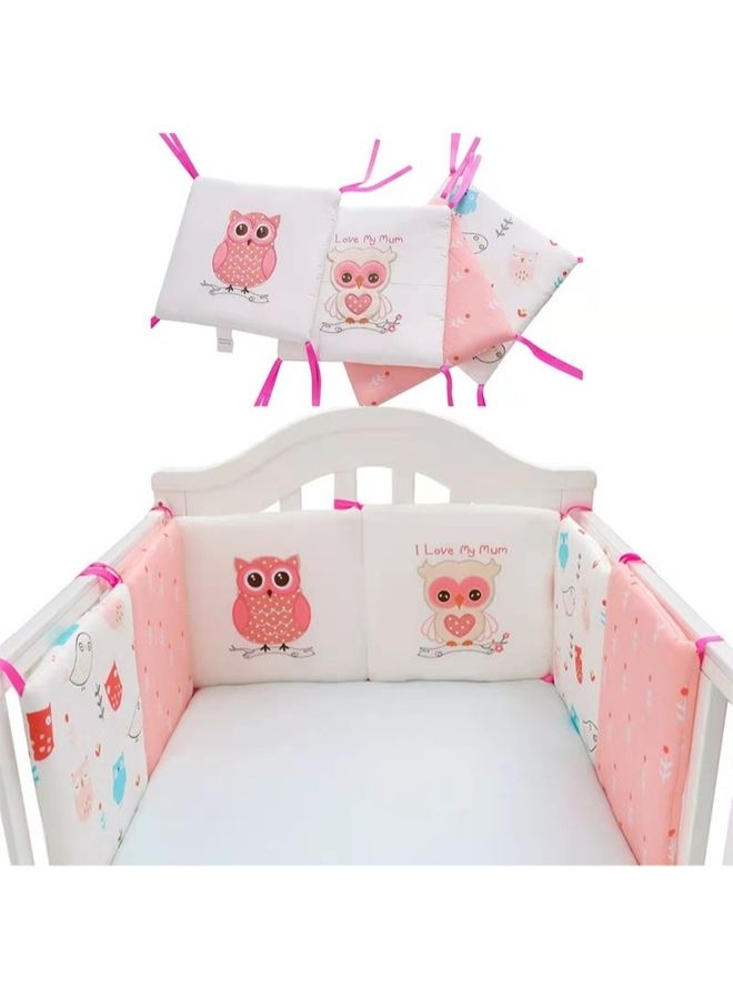 6 Pieces Safe And Washable Baby Bedding Bumpers For The Crib