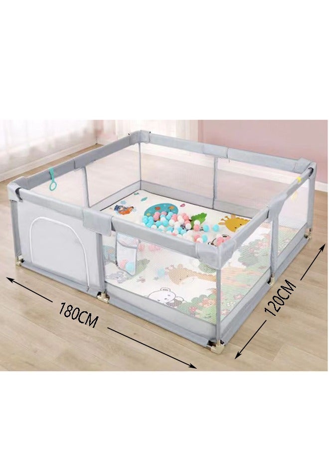 Large Space Comfortable and Breathable Baby's Indoor Game Fence Baby's Protective Fence