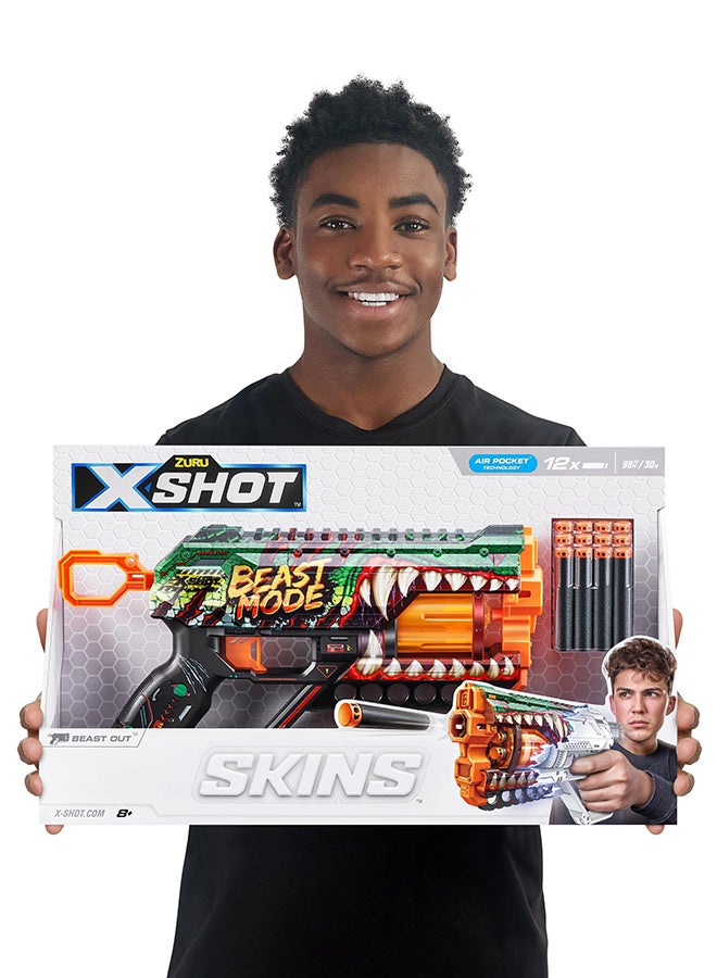 Skins Griefer 12Darts Beast Ou - Action Aiming Game For Kids, Teen, Adults Boys & Girls, Outdoor Holiday Activities, Gifts For Kids Ages 8+
