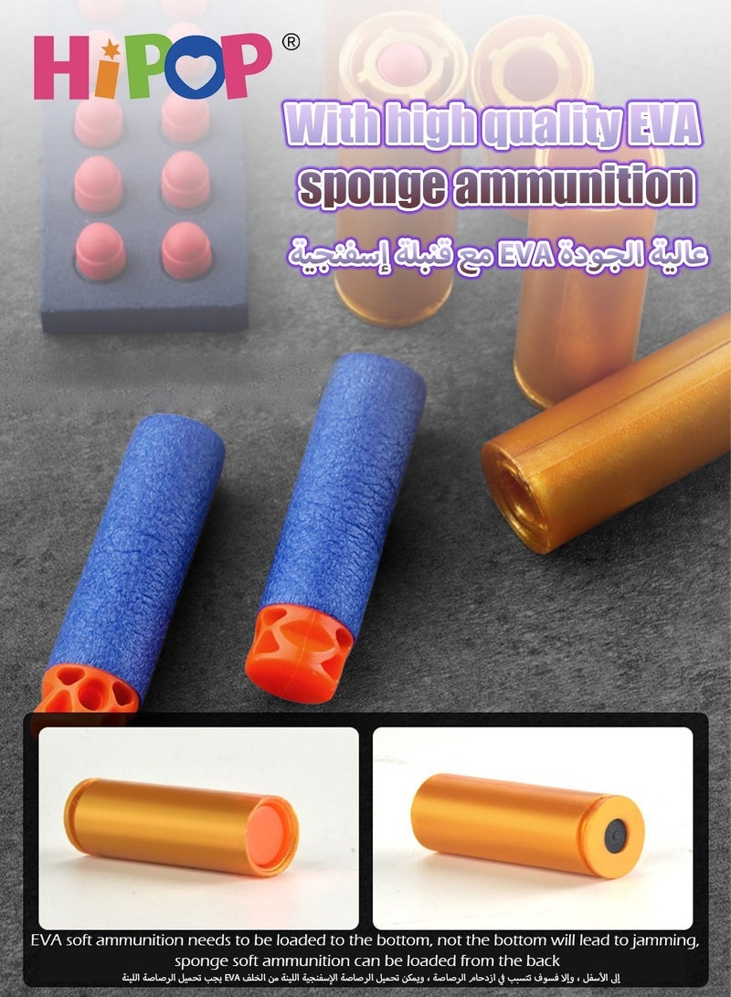 Gun Toy for Kids,Toys Gun Featuring Shell Ejection and Soft Bullet Design,Combining Fun with Learning