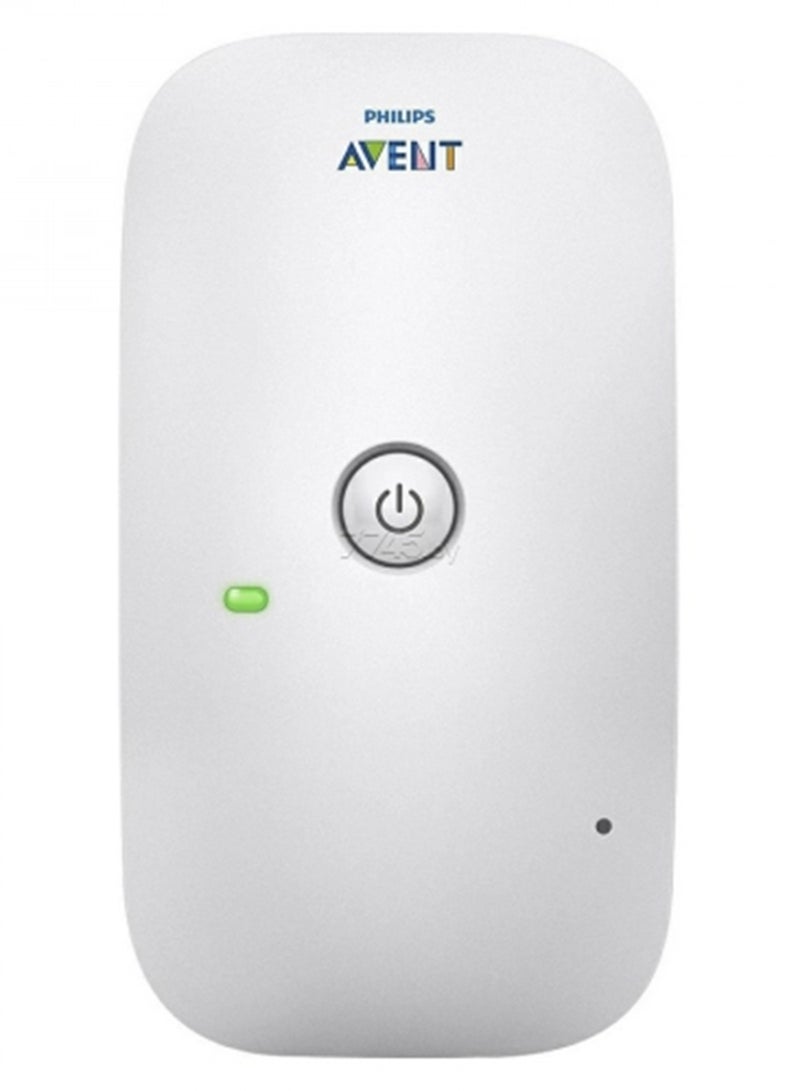 DECT Baby FHSS Audio Monitor With Crystal Clear Sound - White