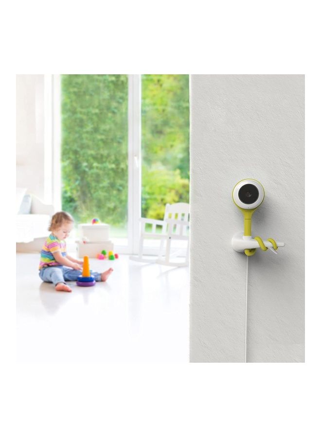 Smart Wifi Baby Camera - Baby Monitor With True Crying And Noise Detection - With Video, Audio 2-Way Talk Back, Crossing Detection, Sleep Tracking, Breathing Monitoring, Infrared Night Vision - Pistachio