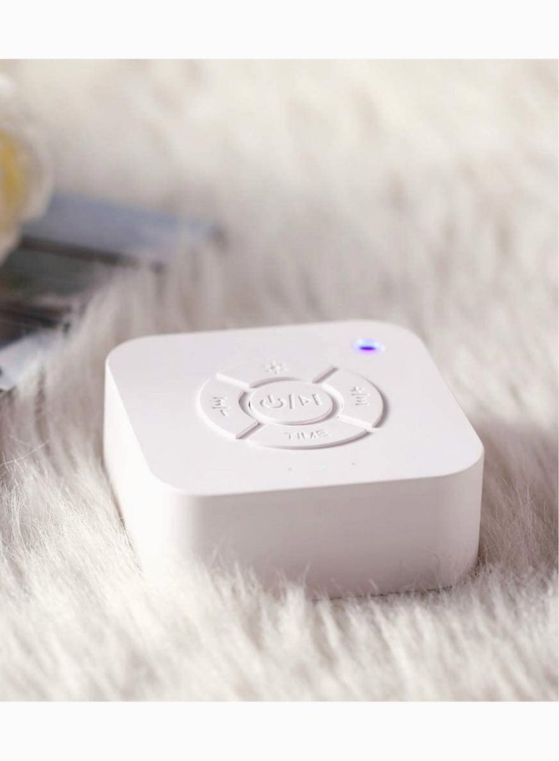 White Noise Sound Machine, High Fidelity 9 Natural and Soothing Sounds Machine, Sleep Sound Machine, Portable Sleep Sound Therapy Machine with Baby Soothing Night Light for Home, Baby, Travel