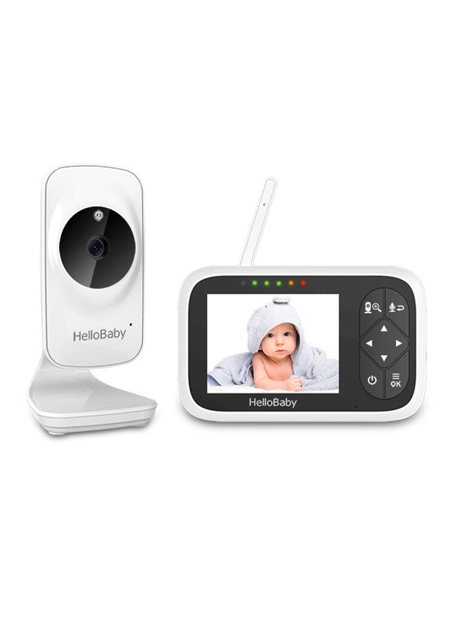 3.2 Inches LCD Digital Video Baby Monitor With Night Vision, Two Way Talk, Vox Mode