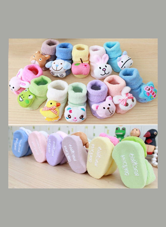 Animal Cartoon Slippers 07-Pink Rabbit