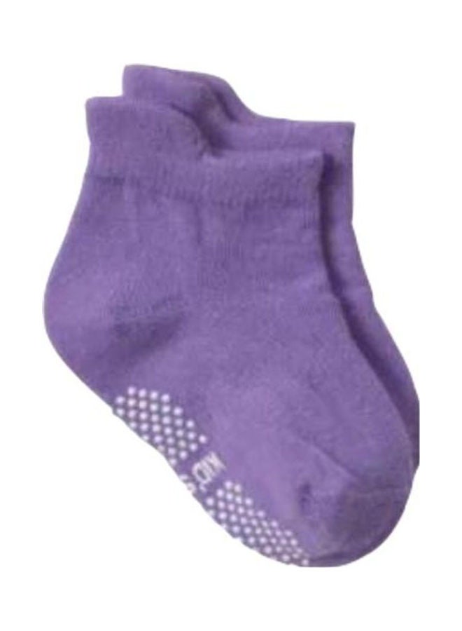 100% Cotton Antislip Socks Colored Multicolour