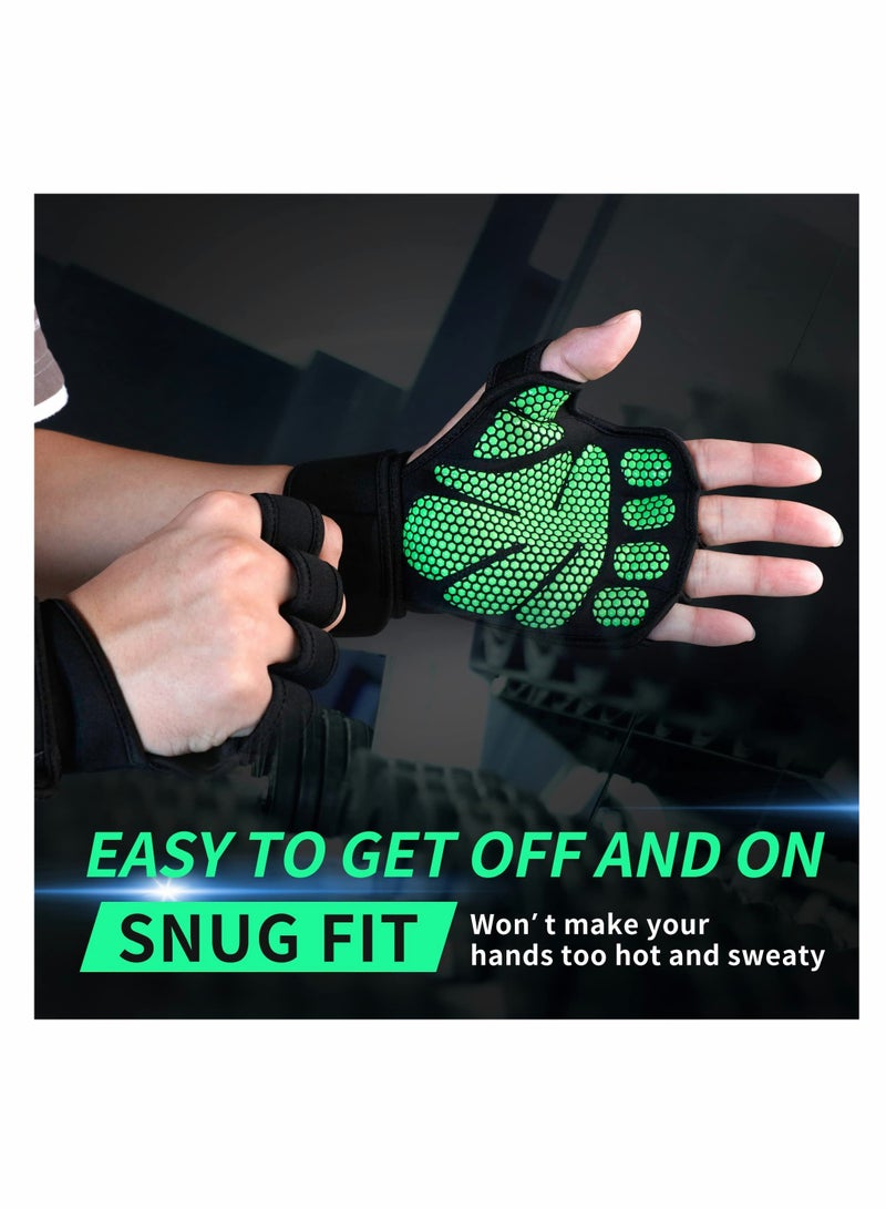 Workout Gloves for Men Latest,  Ventilated Fitness Gloves, Built-in Wrist Support, Used to Exercise Weightliftin of Man&Woman, Mashable, No Calluses,Cross Training