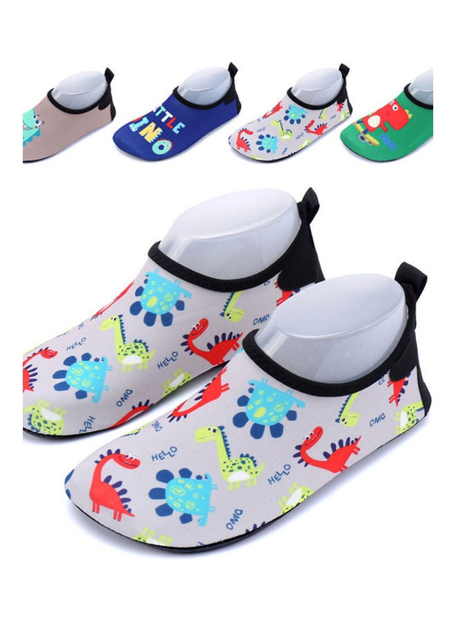 Toddlers Kids Boy Dinosaur Beach Swimming Water Sports Socks Anti-slip Shoes multicolor