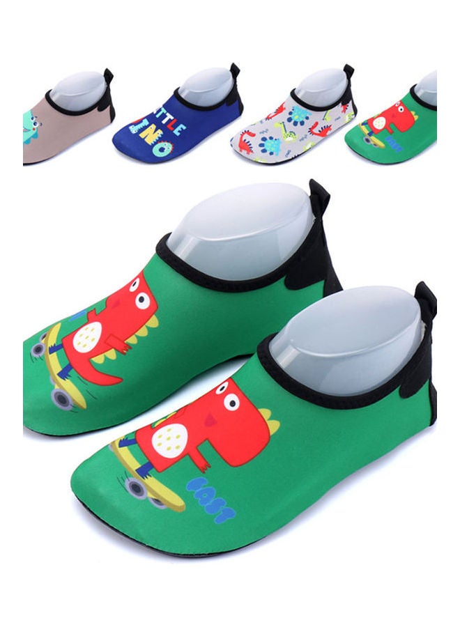 Toddlers Kids Boy Dinosaur Beach Swimming Water Sports Socks Anti-slip Shoes multicolor