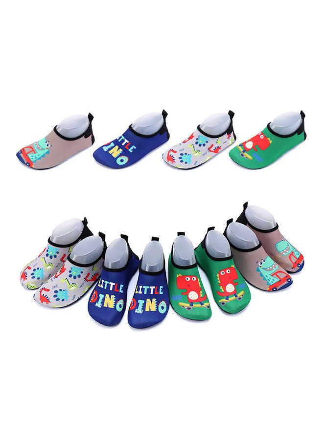 Toddlers Kids Boy Dinosaur Beach Swimming Water Sports Socks Anti-slip Shoes multicolor