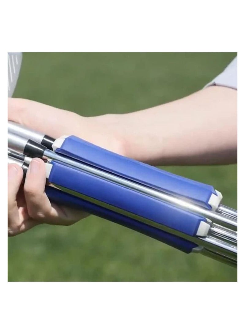 Portable Golf Club Retainer, Easy to Carry Club Carrier for Woods, Irons, Wedges, Putters and Hybrid & Utility Clubs, Quality Materials Can Hold up to 6 Golf Clubs