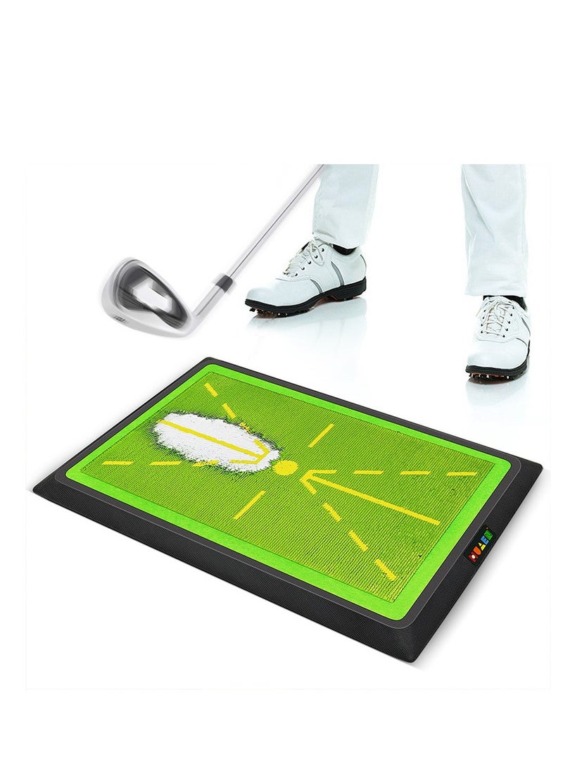 Interactive Golf Swing Training Mat - Visual Guidance Golf Practice Mat - High-Quality Golf Swing Analysis Mat - Indoor/Outdoor Golf Training Gear