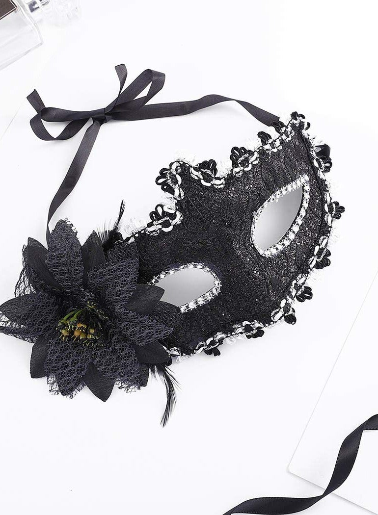 Masquerade Masks, 3 Pcs Lace Venetian Party Mask