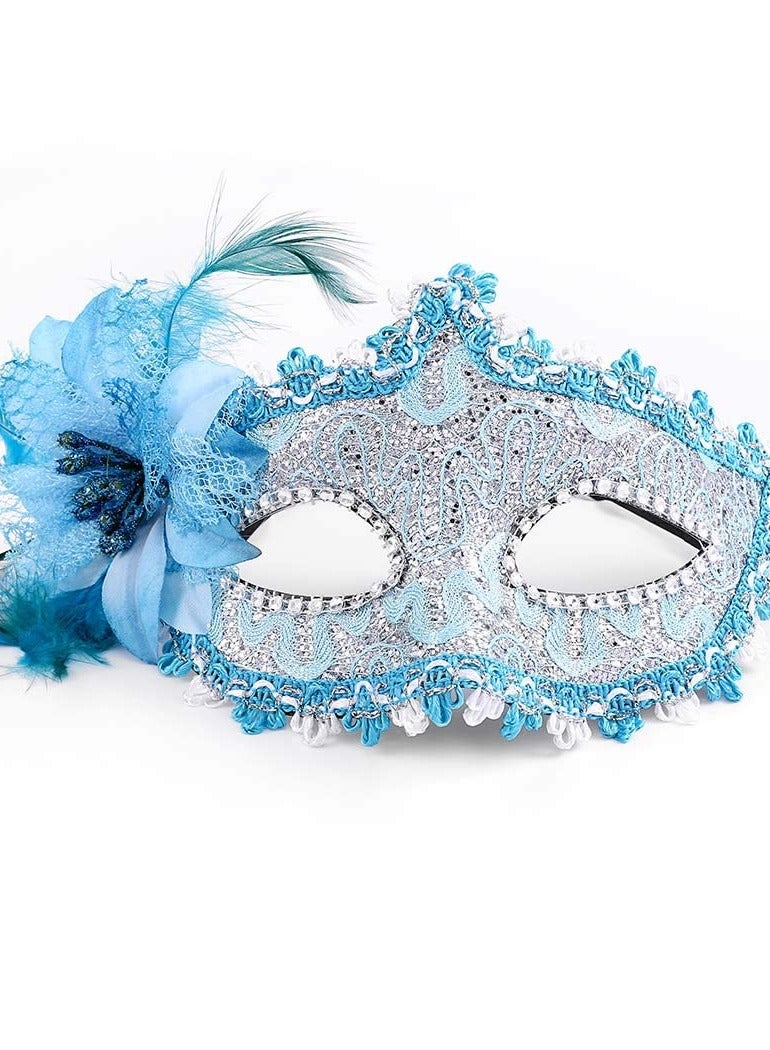 Masquerade Masks, 3 Pcs Lace Venetian Party Mask