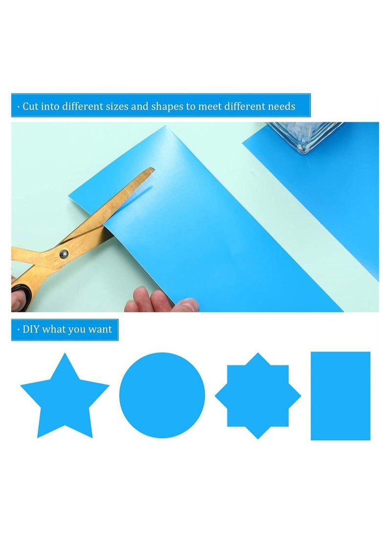 Pool Repair Patch  30 Pieces Self-Adhesive PVC Vinyl Boat Repair Kit Plastic Inflatable Pool Repair Patch Kit Blue