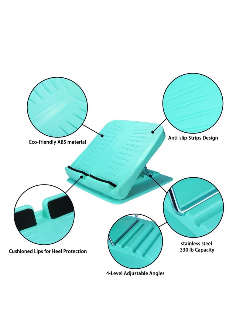 Adjustable 4 Level Slant Board Calf Stretcher Anti Slip Design Incline Board Leg Foot Balancing Fitness Pedal Wedge Stretch for Home, Office