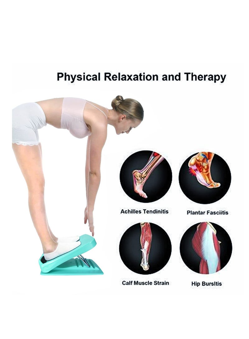 Adjustable 4 Level Slant Board Calf Stretcher Anti Slip Design Incline Board Leg Foot Balancing Fitness Pedal Wedge Stretch for Home, Office