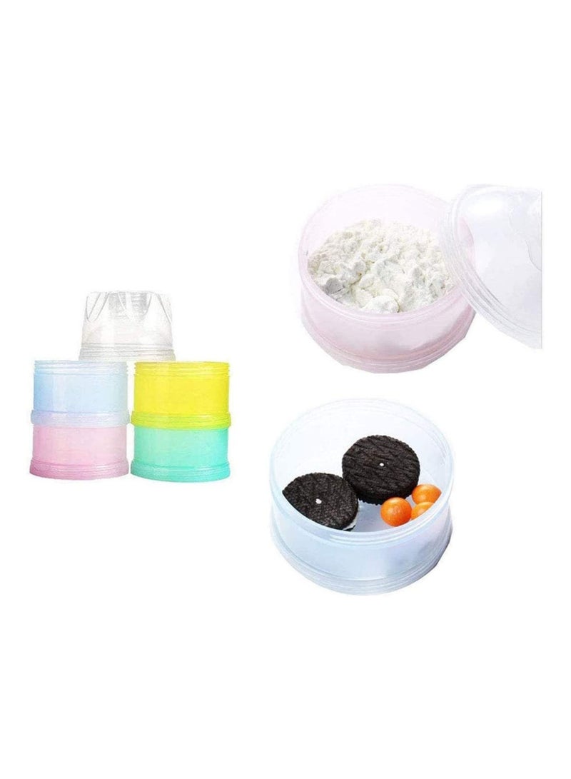 Portable Milk Powder Dispenser Formula Storage Container Food Seal Box for Travel and Outdoor