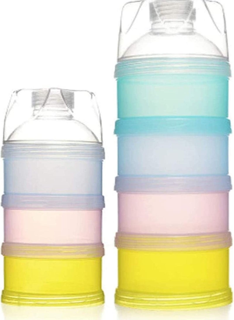 Portable Milk Powder Dispenser Formula Storage Container Food Seal Box for Travel and Outdoor