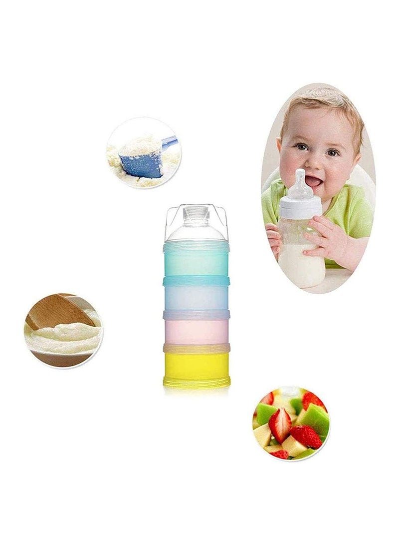 Portable Milk Powder Dispenser Formula Storage Container Food Seal Box for Travel and Outdoor