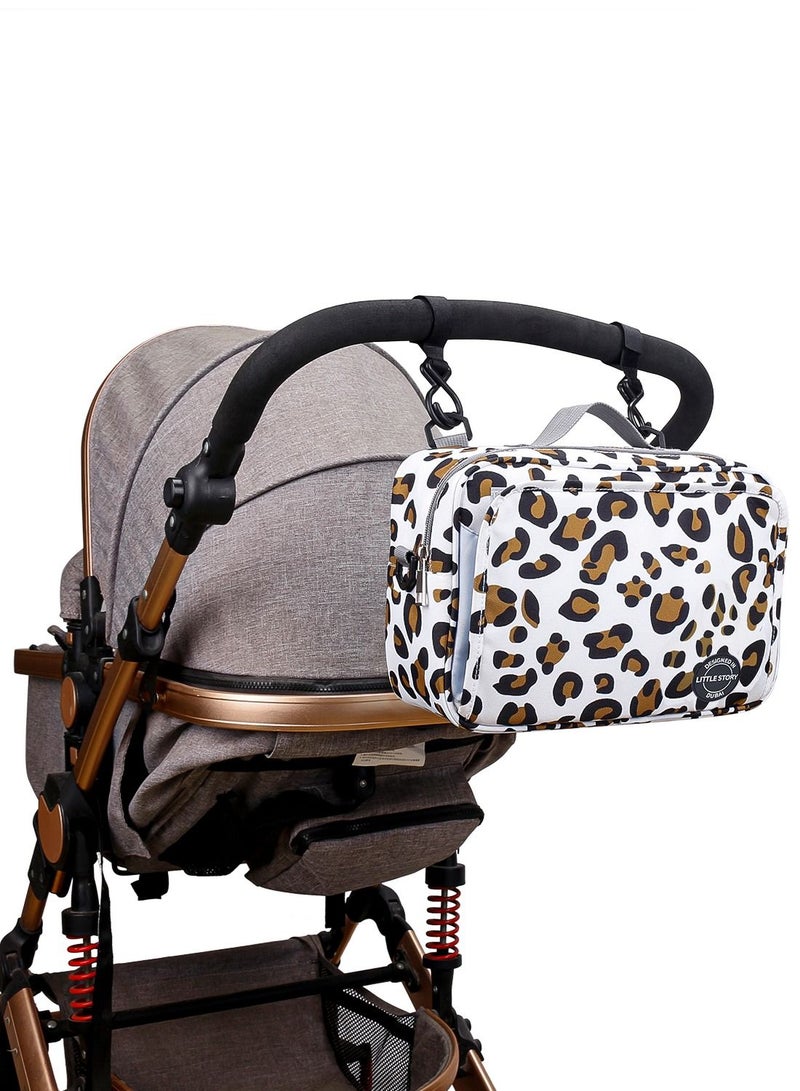 Baby Diaper Changing Clutch Kit With Detachable Shoulder Strap - Leo
