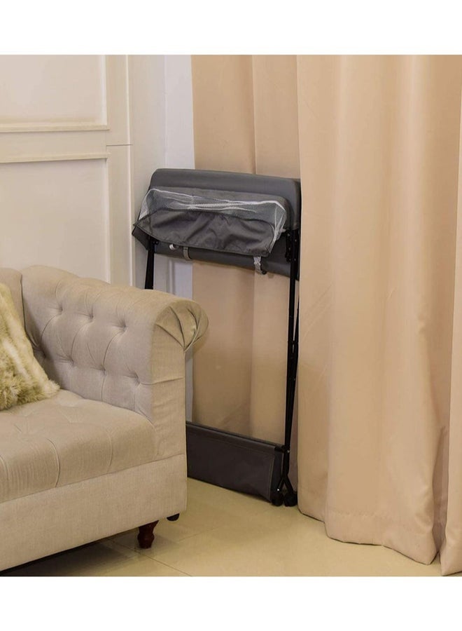 Portable Baby Changing Table with Wheels and Storage Rack and Bag, Multifunctional Newborn Dressing for Clothes Massage