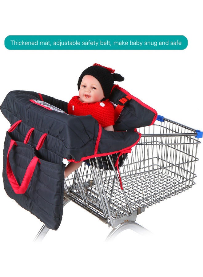 Shopping Cart Cover With Adjustable Safety Belt