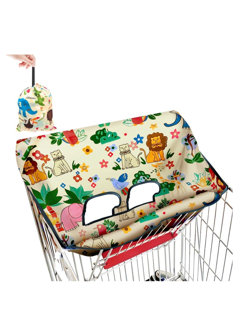 Shopping Cart Cover for Baby, Multifunctional 2-in-1 Baby Cover, AntiSlip Babies Items Gift Boys Girls, Free tote bag