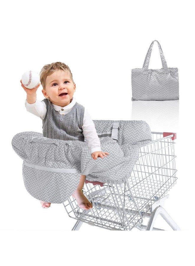 3 In 1 Shopping Cart Cover For Baby Boygirl Baby High Chair Cover With Upgraded Safety Harness Grocery Cart Cover For Infanttoddler Machine Washable Cart Cover By Mayki