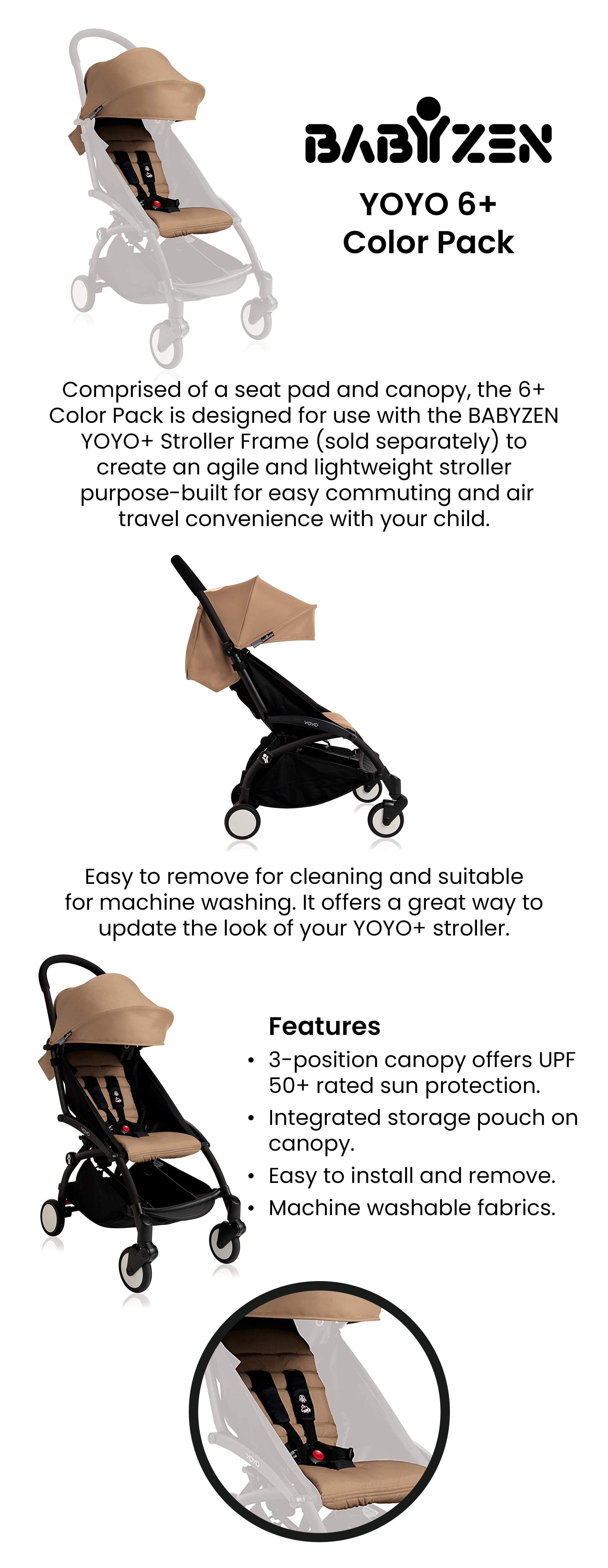 YOYO 6+ Color Pack - Taupe (Compatible With YOYO² Frame)